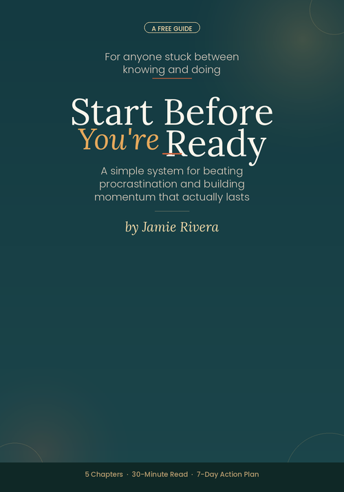 Start Before You're Ready — The Momentum Guide (Free Ebook)